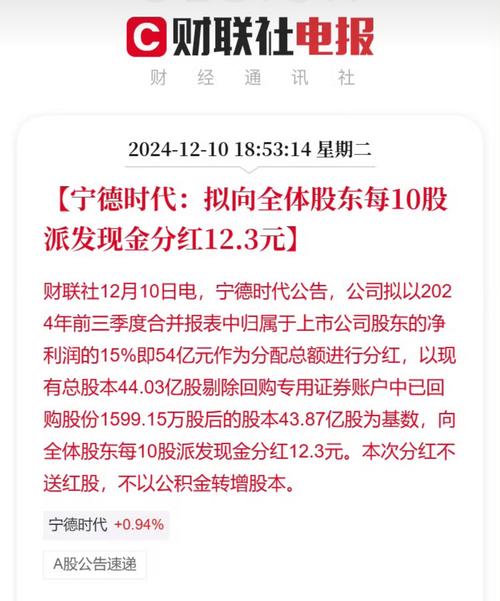 宁德时代分红_高送转股票登记日是什么时间_A股分红派息