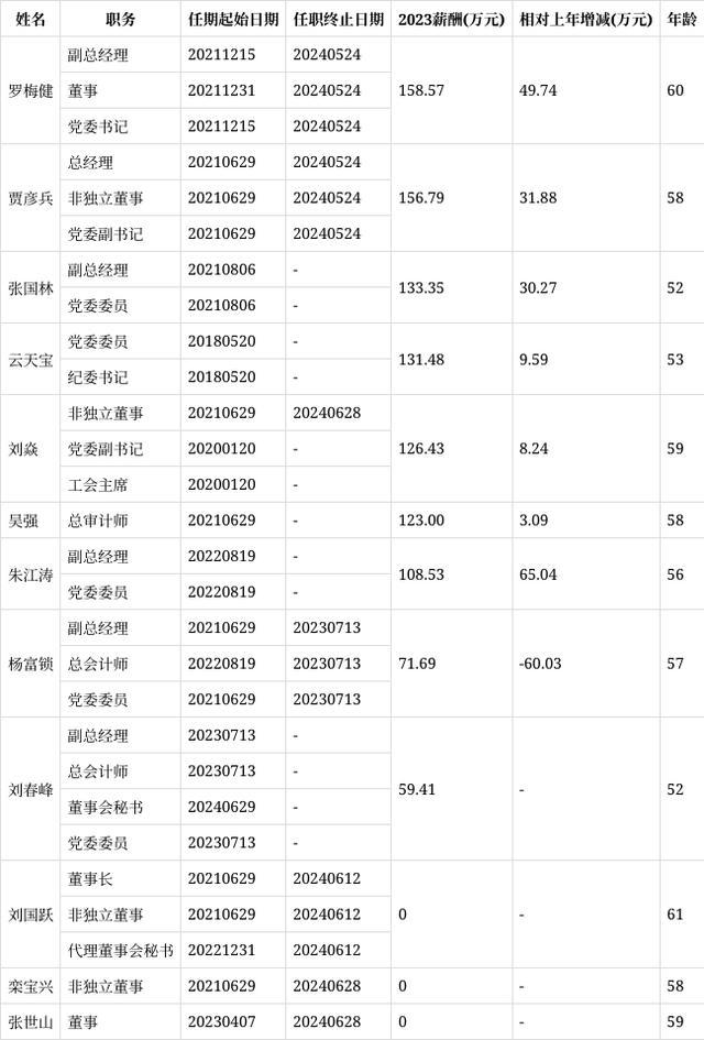 国电电力董事赵世斌_国电集团职工待遇_国电电力高管薪酬分析