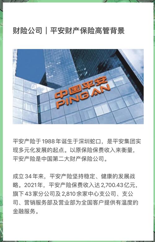 中国平安保险(集团)股份有限公司：综合金融服务集团介绍